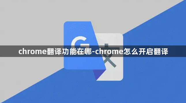 chrome翻译功能在哪-chrome怎么开启翻译1