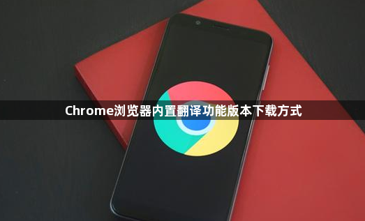 Chrome浏览器内置翻译功能版本下载方式1
