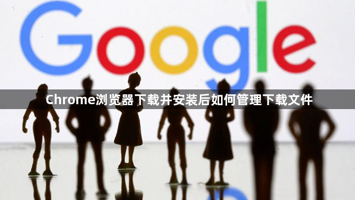 Chrome浏览器下载并安装后如何管理下载文件1