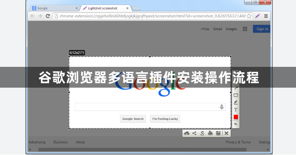 谷歌浏览器多语言插件安装操作流程1