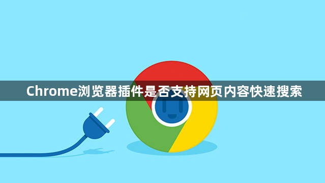 Chrome浏览器插件是否支持网页内容快速搜索1