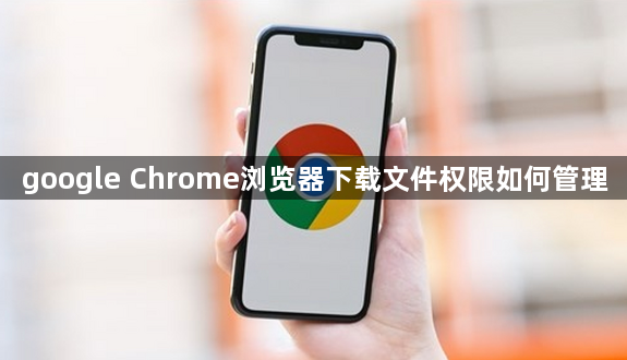 google Chrome浏览器下载文件权限如何管理1