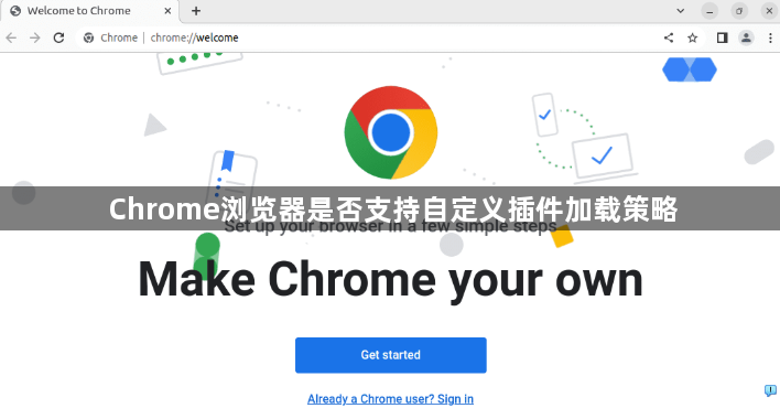Chrome浏览器是否支持自定义插件加载策略1