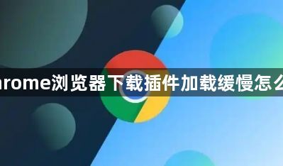 Chrome浏览器下载插件加载缓慢怎么办1