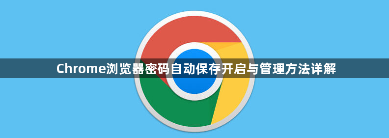 Chrome浏览器密码自动保存开启与管理方法详解1