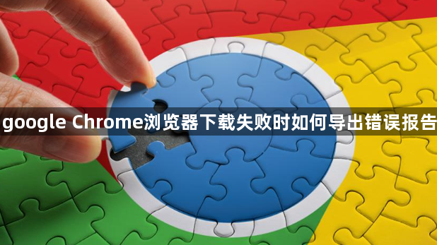 google Chrome浏览器下载失败时如何导出错误报告1