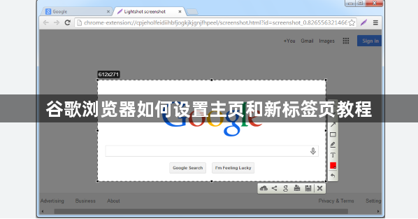 谷歌浏览器如何设置主页和新标签页教程1