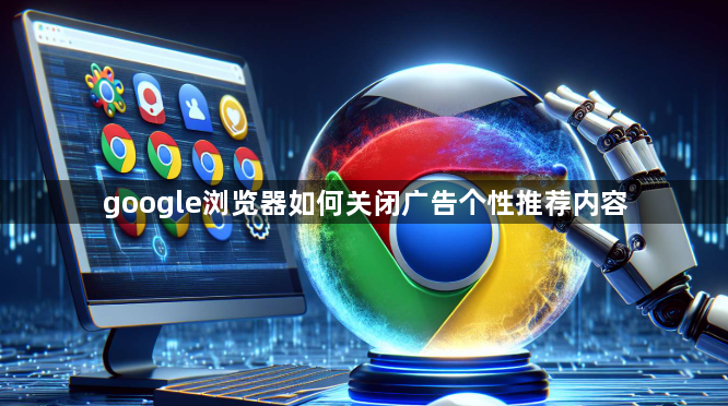 google浏览器如何关闭广告个性推荐内容1