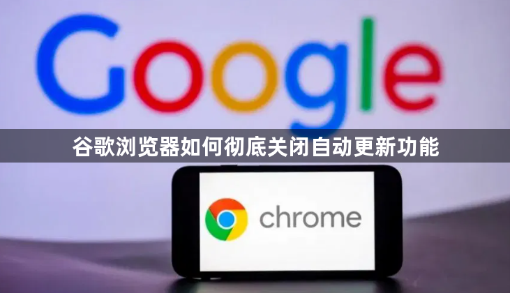 谷歌浏览器如何彻底关闭自动更新功能1