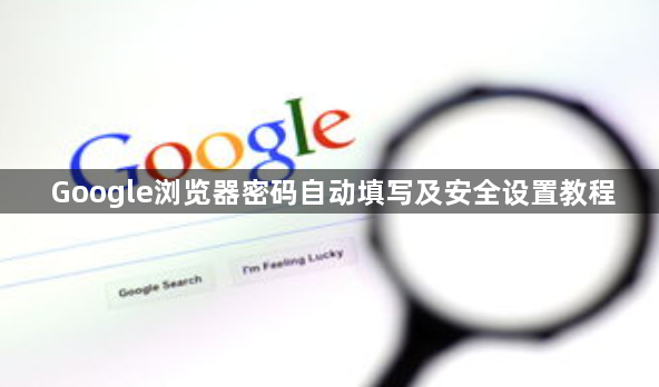 Google浏览器密码自动填写及安全设置教程1