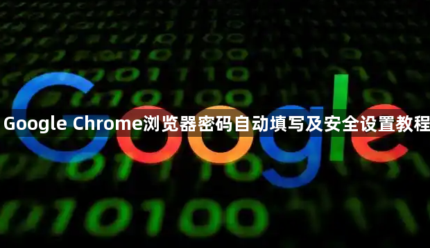 Google Chrome浏览器密码自动填写及安全设置教程1