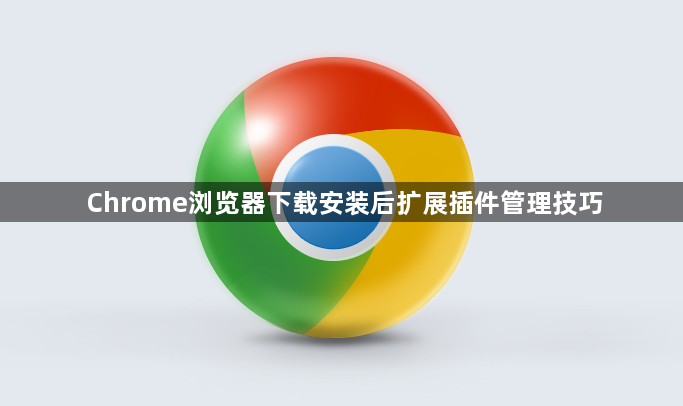 Chrome浏览器下载安装后扩展插件管理技巧1