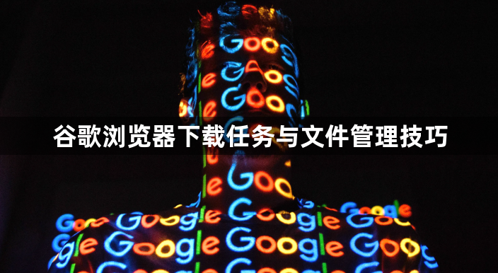 谷歌浏览器下载任务与文件管理技巧1