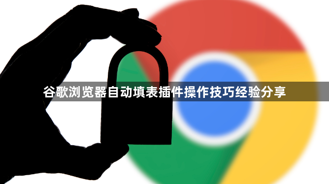 谷歌浏览器自动填表插件操作技巧经验分享1