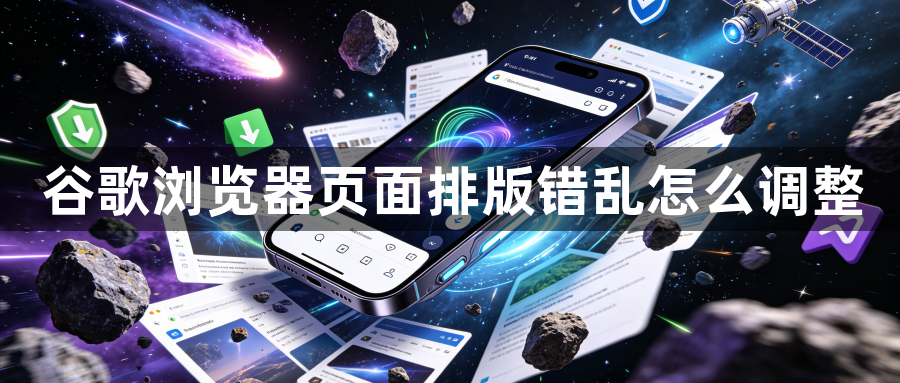 谷歌浏览器页面排版错乱怎么调整1