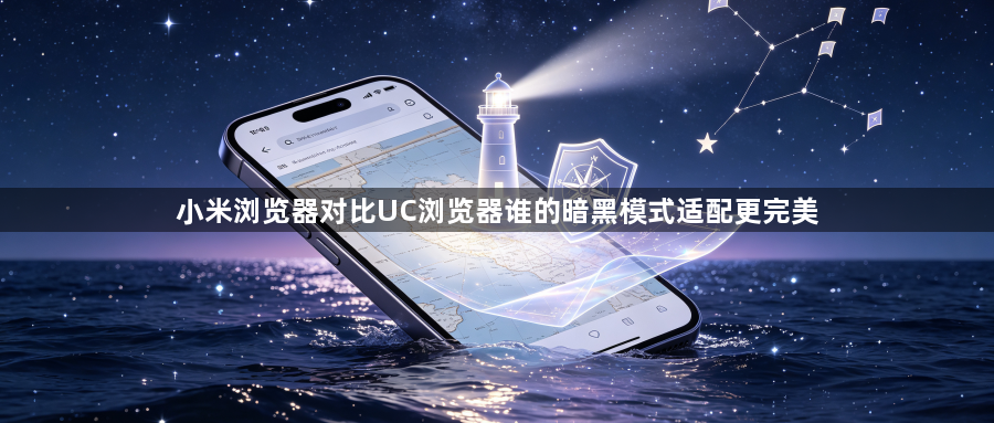小米浏览器对比UC浏览器谁的暗黑模式适配更完美1