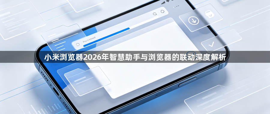 小米浏览器2026年智慧助手与浏览器的联动深度解析1