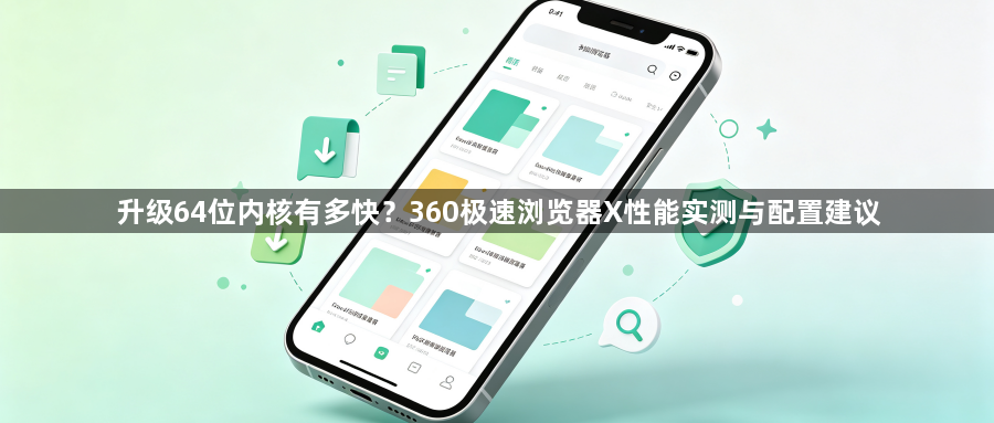 升级64位内核有多快？360极速浏览器X性能实测与配置建议1