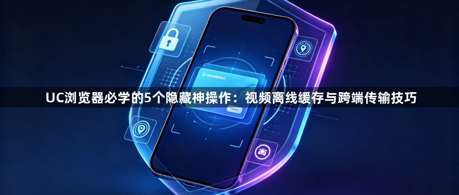 UC浏览器必学的5个隐藏神操作：视频离线缓存与跨端传输技巧1