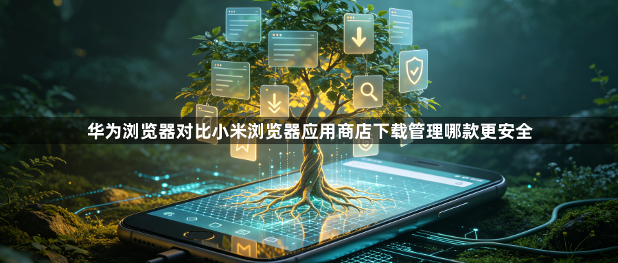 华为浏览器对比小米浏览器应用商店下载管理哪款更安全1