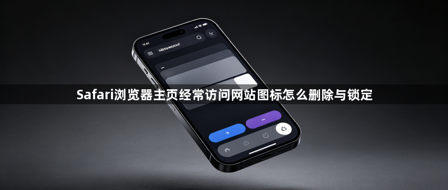 Safari浏览器主页经常访问网站图标怎么删除与锁定1