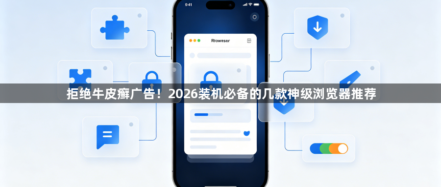 拒绝牛皮癣广告！2026装机必备的几款神级浏览器推荐1