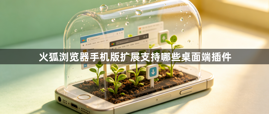 火狐浏览器手机版扩展支持哪些桌面端插件1