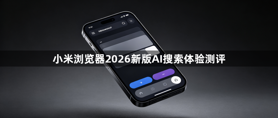 小米浏览器2026新版AI搜索体验测评1