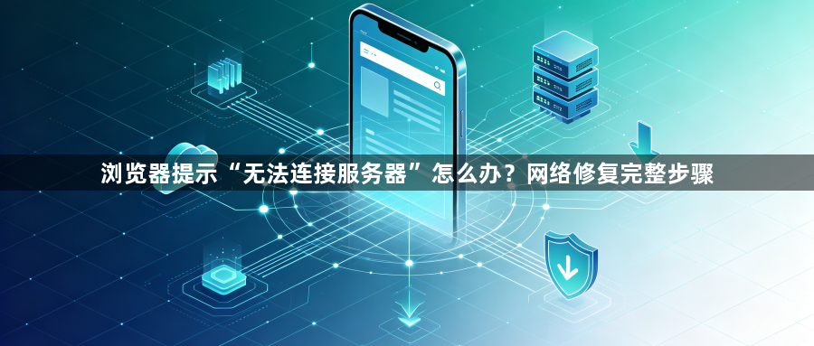 浏览器提示“无法连接服务器”怎么办？网络修复完整步骤1
