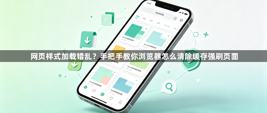 网页样式加载错乱？手把手教你浏览器怎么清除缓存强刷页面1