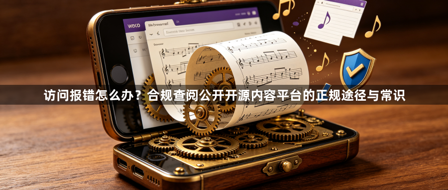 访问报错怎么办？合规查阅公开开源内容平台的正规途径与常识1
