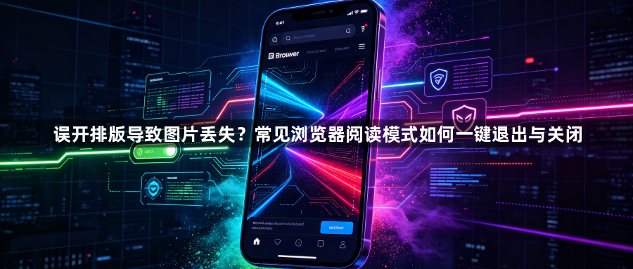 误开排版导致图片丢失？常见浏览器阅读模式如何一键退出与关闭1