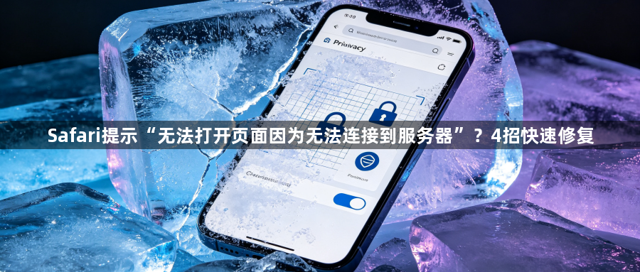 Safari提示“无法打开页面因为无法连接到服务器”？4招快速修复1