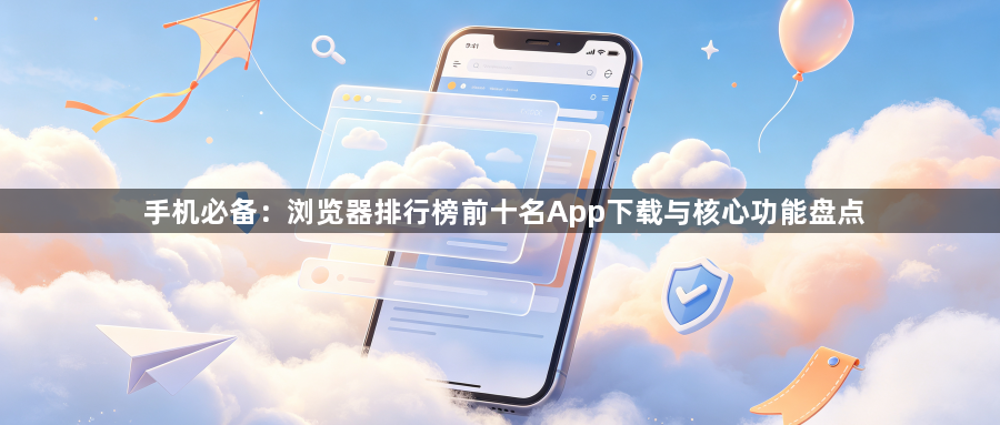 手机必备：浏览器排行榜前十名App下载与核心功能盘点1