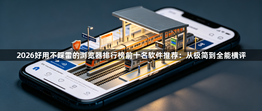 2026好用不踩雷的浏览器排行榜前十名软件推荐：从极简到全能横评1
