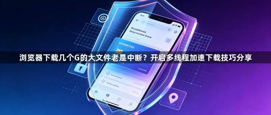 浏览器下载几个G的大文件老是中断？开启多线程加速下载技巧分享1
