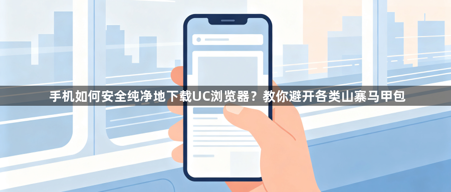手机如何安全纯净地下载UC浏览器？教你避开各类山寨马甲包1