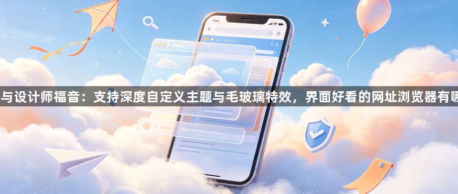 颜控与设计师福音：支持深度自定义主题与毛玻璃特效，界面好看的网址浏览器有哪些？1
