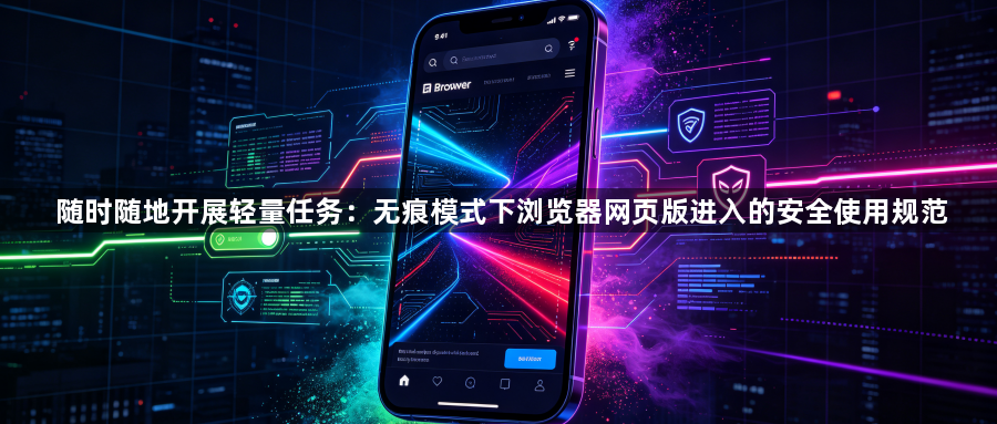 随时随地开展轻量任务：无痕模式下浏览器网页版进入的安全使用规范1