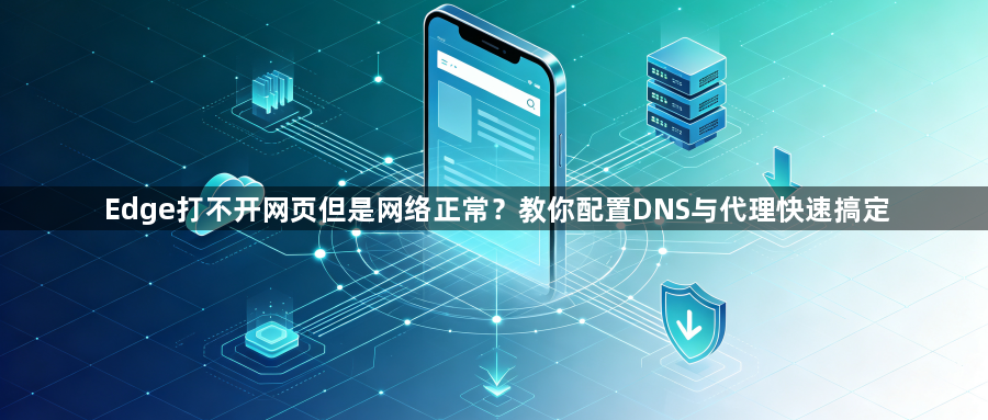 Edge打不开网页但是网络正常？教你配置DNS与代理快速搞定1